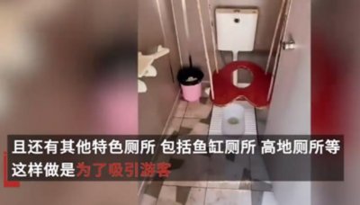 重庆一景区设“秋千厕所” 奇葩厕所也能成景点重庆人太会想了