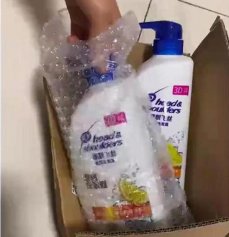 网友网购洗发水收到“潘飘飞丝” 这是买到盗版洗头水了吗